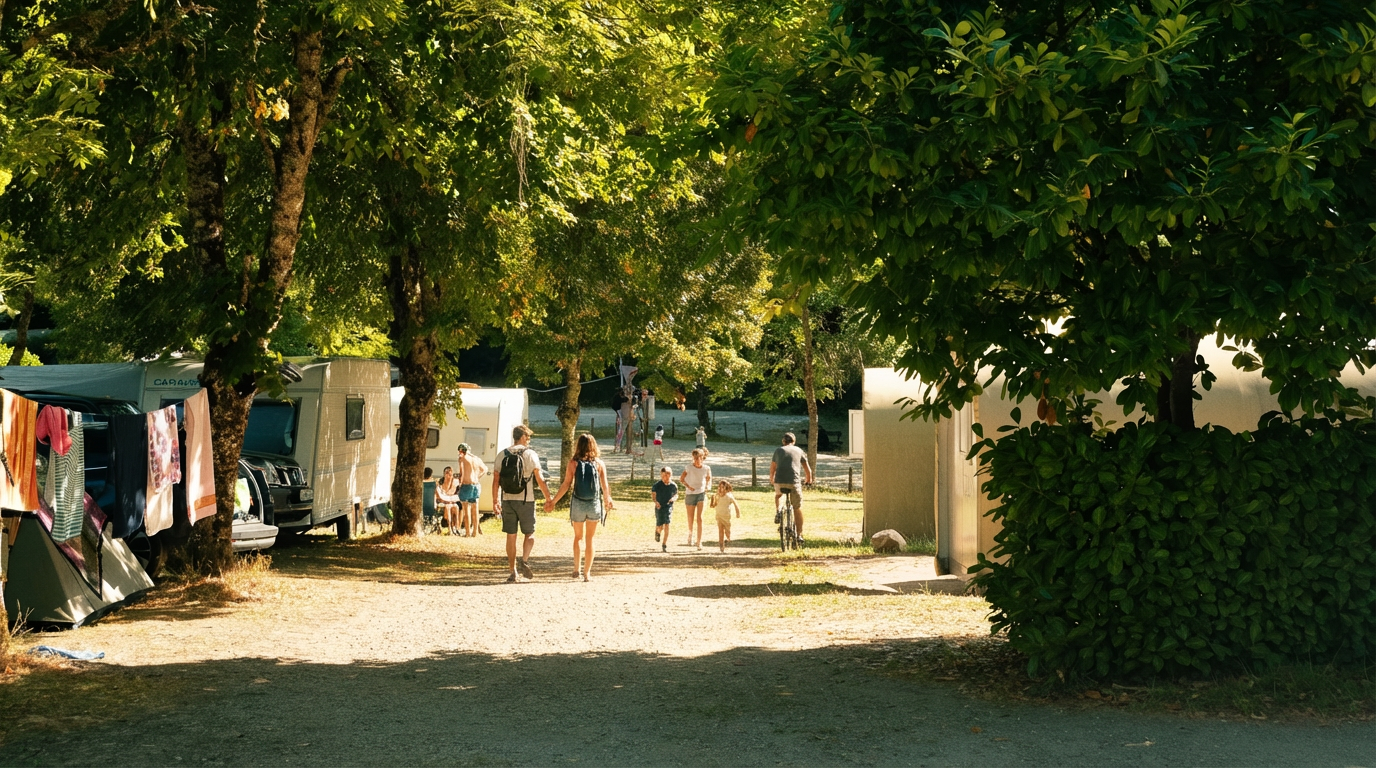 Camping Les Rives du lac Cantalès — Photo 2
