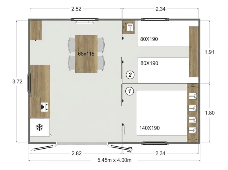 Cabane (Sans Sanitaires) Tithome
