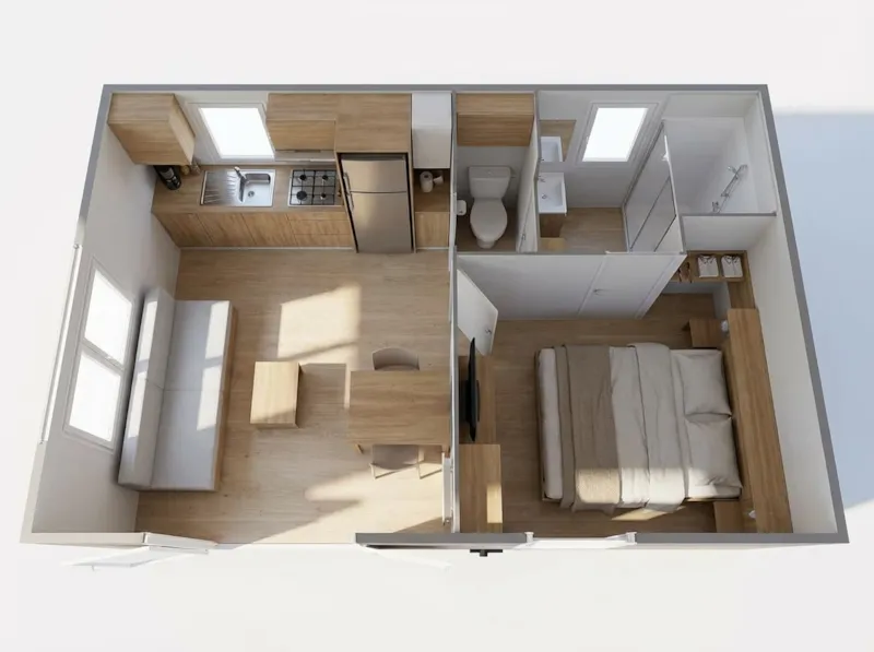 Mobil Home 1 Chambre Couple