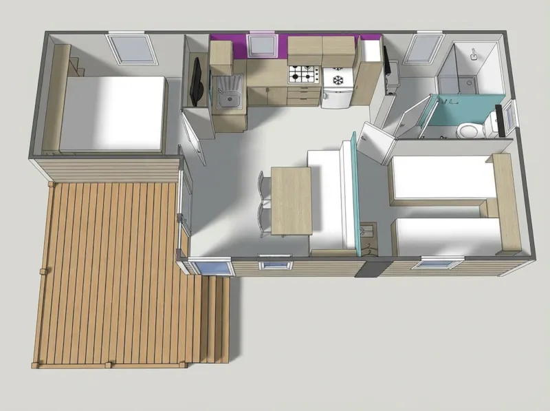 Mobil Home 2 Chambres Terra