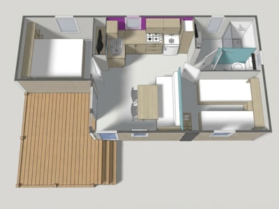 Mobile-home 2 bedrooms Terra