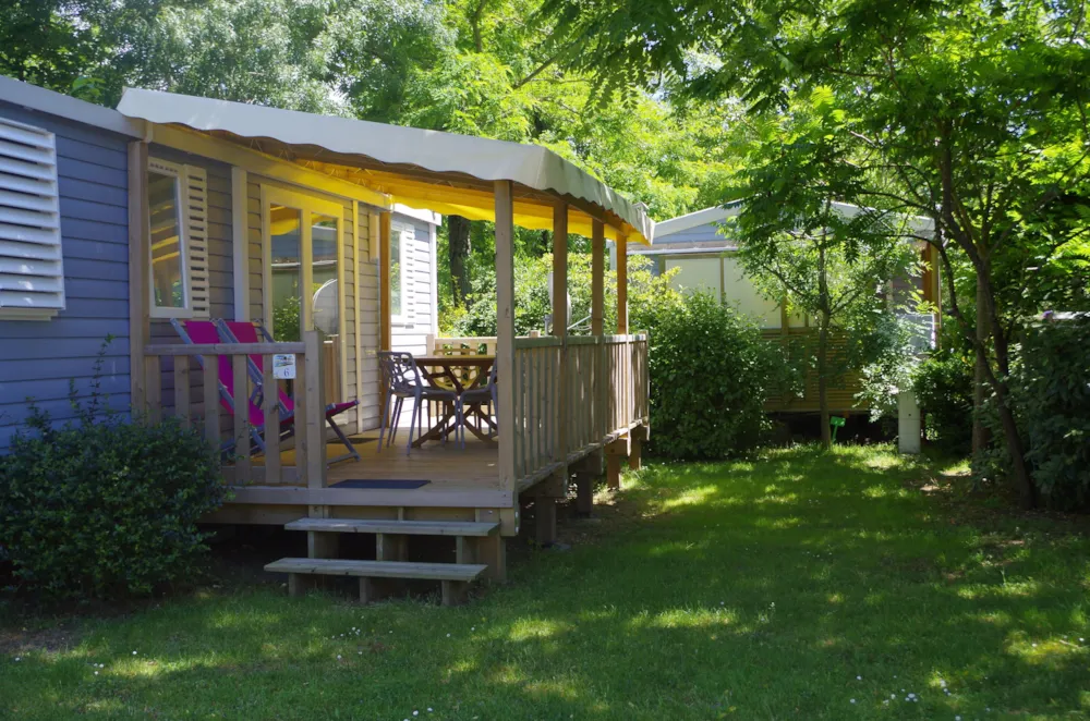 Location - Mobil-Home Pacifique - Camping le Sous Bois - Locations