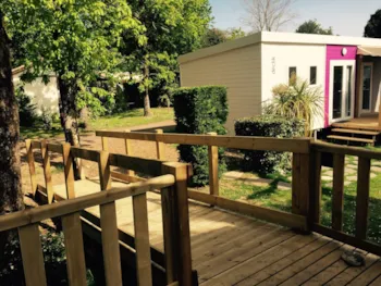 Accommodation - Mobil-Home Adapted To The People With Reduced Mobility - Camping le Sous Bois - Locations