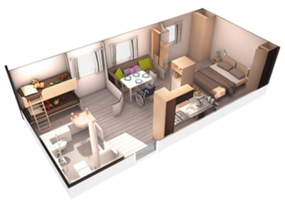 Mobil-home adapted to the people with reduced mobility — 5