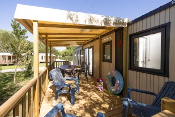 Location - Mobil Home Saint Emilion Climatisé - Camping LA CIGALINE