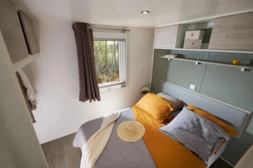 Accommodation - Mobile-Home 2 Bedrooms + Air-Conditioning. Arrival 4 P.M. Departure 10 A.M. - image n°4 - Camping Bois & Toilés