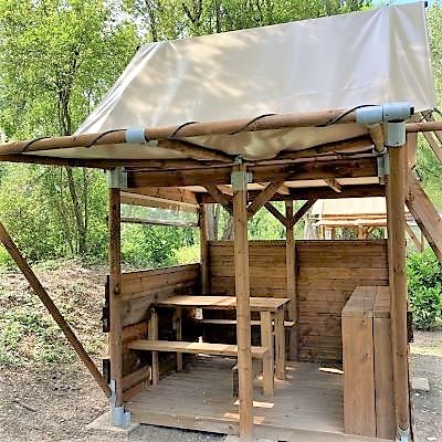 Huuraccommodatie - Bivak Zonder Beddengoed - Camping Bois & Toilés