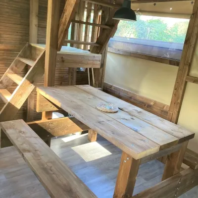 Location - La Cabane Sans Sanitaires. Arrivée 16H Départ 10H. Max - image n°3 - Camping Bois & Toilés