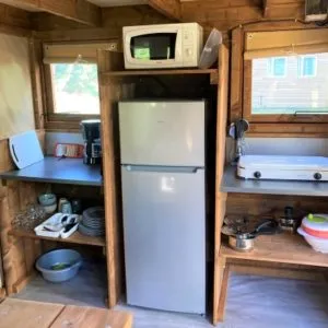 Location - La Cabane Sans Sanitaires. Arrivée 16H Départ 10H. Max - image n°6 - Camping Bois & Toilés
