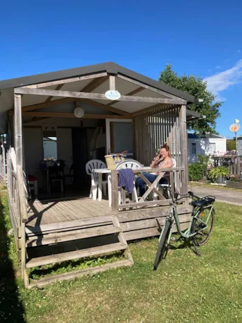Mietunterkunft - Chalet Gitotel  Premium - Camping Penhoat Côté Plage