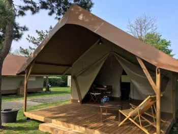 Mietunterkunft - Lodge Safari 4 Pers - Camping Penhoat Côté Plage