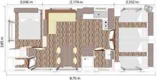 Mobile-home MOULIS 3 bedrooms