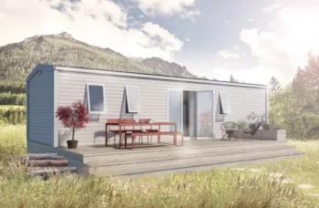 Mietunterkunft - Mobilheim Family 4 Schlafzimmer - Camping Le Paradis