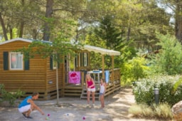 Huuraccommodatie(s) - Stacaravan Sunshine Top Tv - Capfun - Camping Les Falaises
