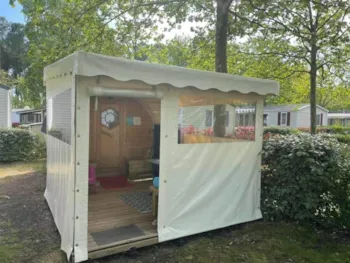 Mietunterkunft - Schlaffass 2 Trèfles 1 Schlafzimmer - Ohne Sanitäranlagen - Camping La Forêt Lahitte