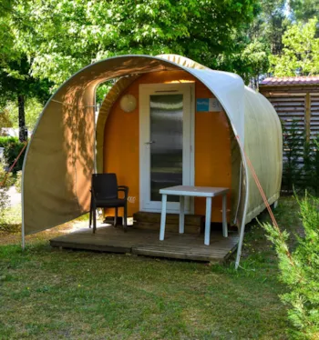 Mietunterkunft - Zelt 2 Trèfles 1 Schlafzimmer - Ohne Sanitäranlagen - Camping La Forêt Lahitte