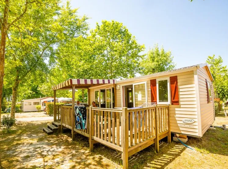 Huuraccommodatie(s) - Stacaravan 2 Trèfles 2 Slaapkamers 1 Badkamer - Camping La Forêt Lahitte