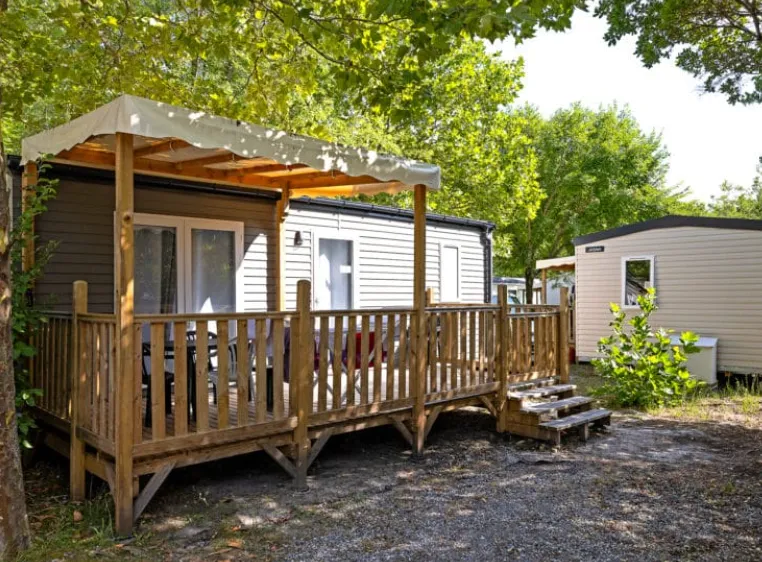 Huuraccommodatie(s) - Stacaravan 3 Trèfles 2 Slaapkamers 1 Badkamer - Camping La Forêt Lahitte