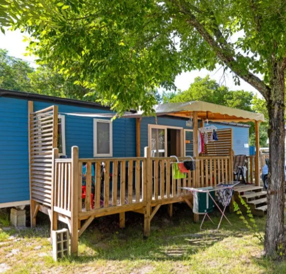 Huuraccommodatie(s) - Stacaravan 3 Trèfles 4 Slaapkamers 2 Badkamers - Camping La Forêt Lahitte
