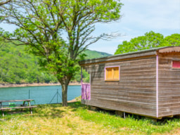Accommodation - Roulotte - Camping Lac de Villefort