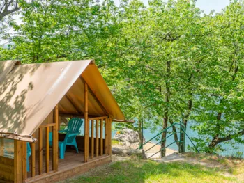 Mietunterkunft - Trekkingzelt - Camping Lac de Villefort