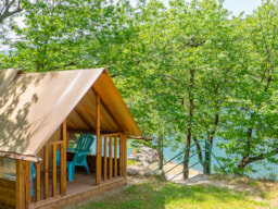 Location - Tente Étape - Camping Lac de Villefort