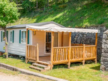 Mietunterkunft - Standard Mobilheim – 2 Schlafzimmer - Camping Lac de Villefort
