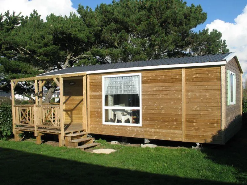 Mietunterkunft - Mobilheim Confort Loggia 25M² - 2 Zimmer + Überdachte Terrasse 9M² - Flower Camping La Pointe du Talud