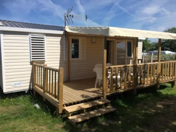 Location - Mobil-Home Confort Titania 30M² - 3 Chambres + Terrasse Semi-Couverte 15M² - Flower Camping La Pointe du Talud