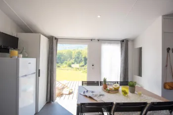 Mietunterkunft - Mobilheim Quattro Confort - 4 Zimmer + 2 Badezimmer - Flower Camping La Pointe du Talud
