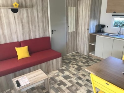 Mobile-home Confort Nirvana 32m² - 2 bedrooms - 2 bathrooms + Half-covered terrace 15m²