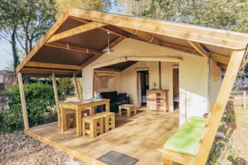 Location - Free Flower Standard 30M² 2 Chambres - Sans Sanitaire - Flower Camping La Pointe du Talud