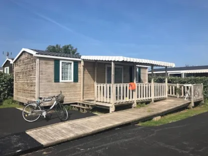 Mobilhome Confort Helios 32M² - 2 Habitaciones - Adaptado Para Discapacitados + Terraza Semi-Cubierta 15M²