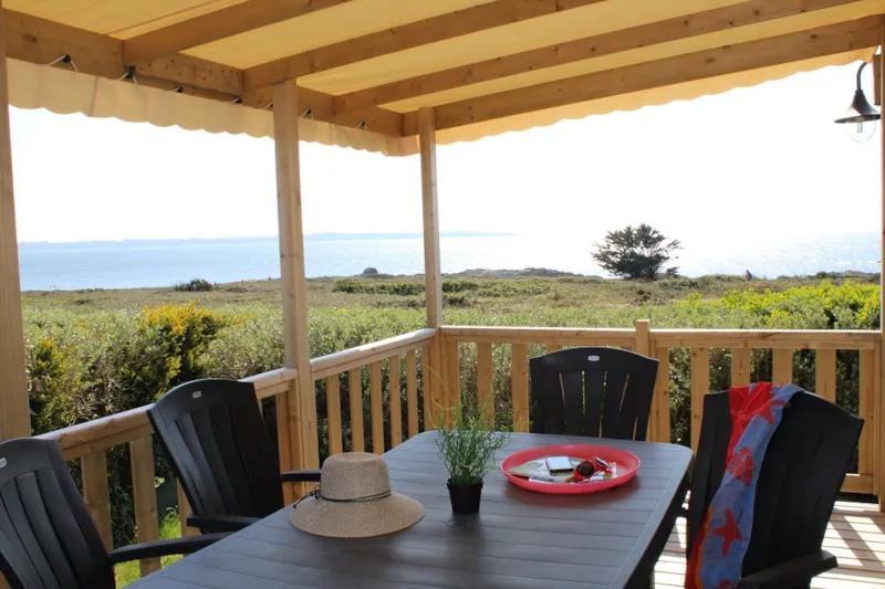 Mobil Home Premium Horizon 40M² - 2 Chambres + Terrasse Semi-Couverte 15M²  - Vue Mer