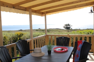 Mobile-home Premium HORIZON Seaview 40m² - 2 bedrooms + Half-covered terrace 15m²