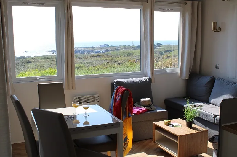 Mobil Home Premium Horizon 40M² - 2 Chambres + Terrasse Semi-Couverte 15M²  - Vue Mer