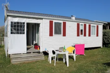 Location - Mobil-Home Confort Neptune 25M² - 1 Chambre + Terrasse Couverte 9M² - Flower Camping La Pointe du Talud