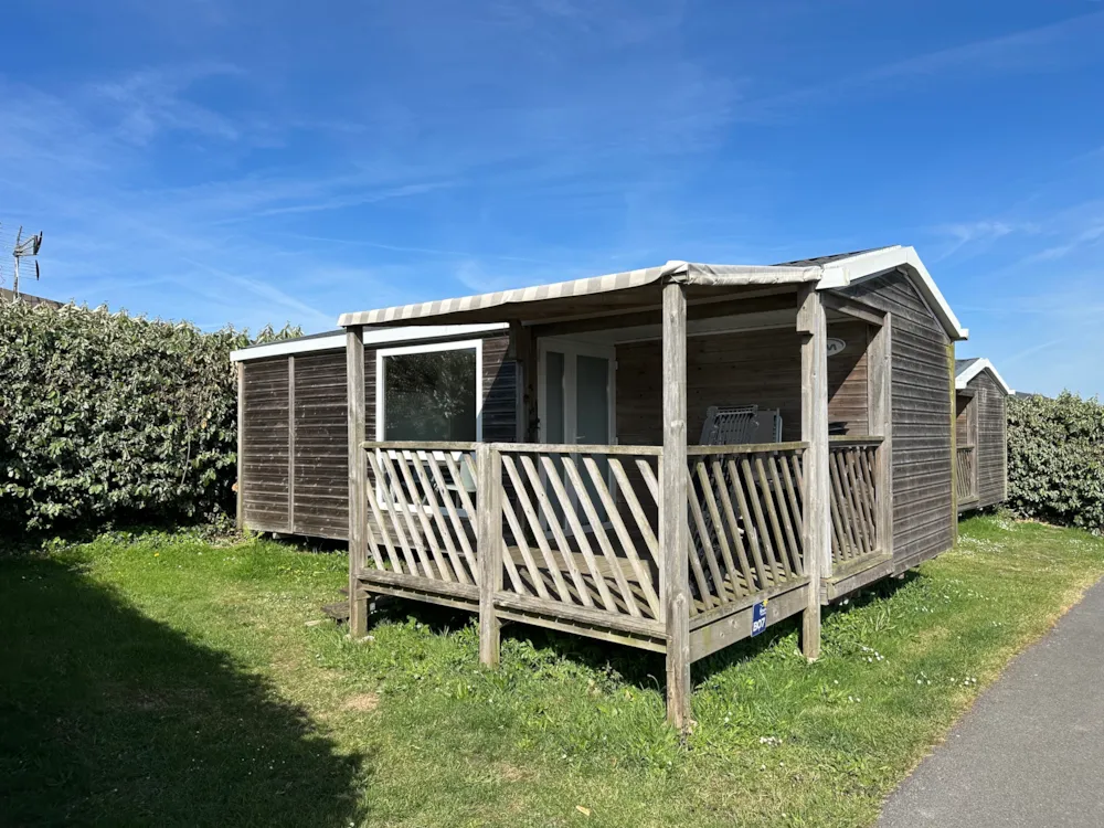 Location - Mobil-Home Standard Loggia 25M² - 2 Chambres + Terrasse Couverte 9M² - Flower Camping La Pointe du Talud
