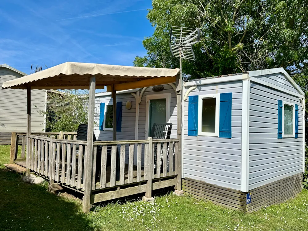 Location - Mobil-Home Standard Mercure 27M² - 2 Chambres + Terrasse Semi-Couverte 11M² - Flower Camping La Pointe du Talud