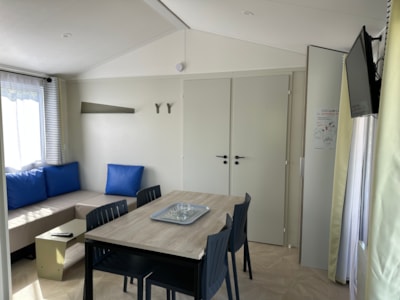 Mobilhome Confort BAHIA 27m² - 2 bedrooms + Half-covered terrace