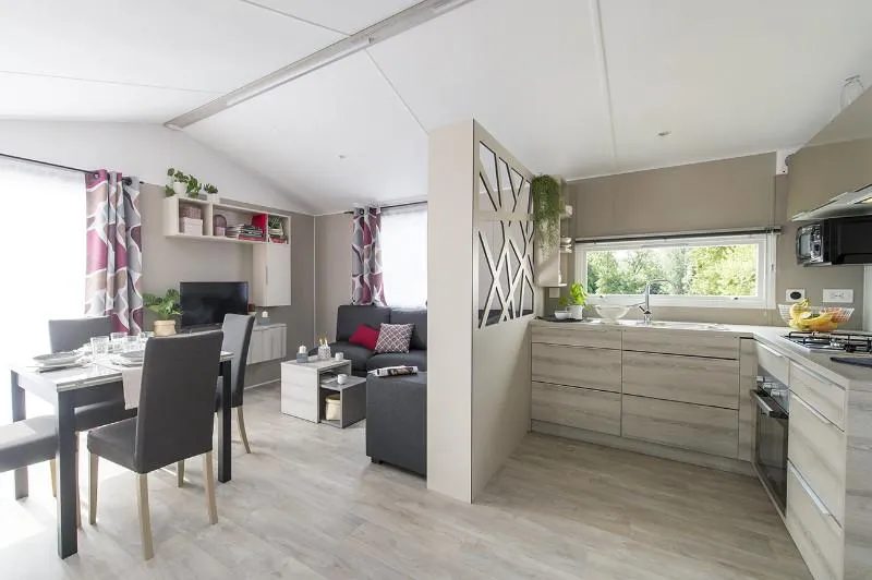 Mobil Home Premium Horizon 40M² - 2 Chambres + Terrasse Semi-Couverte 15M²