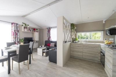 Mobile-home Premium HORIZON 40m² - 2 bedrooms + Half-covered terrace 15m²
