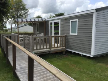 Mietunterkunft - Mobilheim Confort (2 Zimmer) Behindertengerecht - Camping Entre Terre et Mer