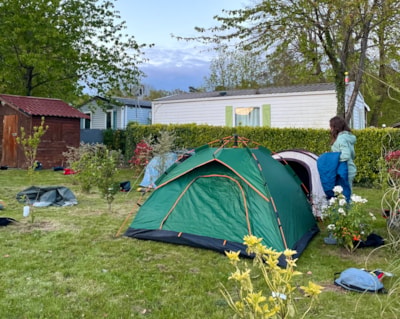 Small tent Pitch