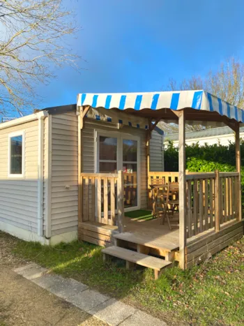 Mietunterkunft - Mobilheim - 15M² - 1 Schlafzimmer Mit Terrasse - CAMPING LA FALOISE