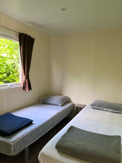 Mobile-home - 15m² - 1 bedroom 2 single beds - without terrace