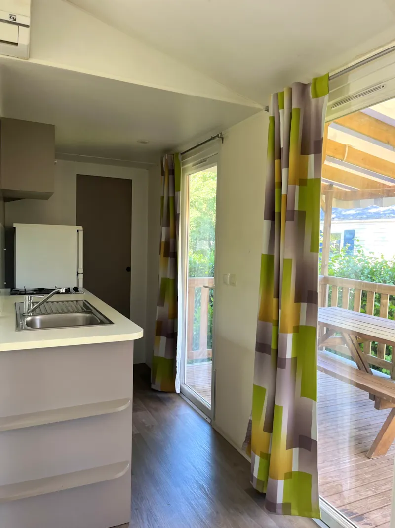 Mobil-Home - 30-35 M² - 2 Chambres Avec Terrasse