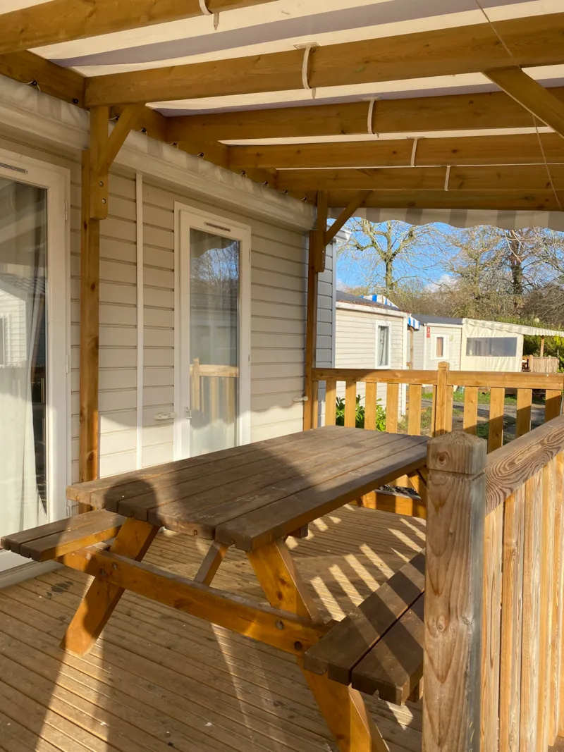Mobil-Home - 30-35 M² - 2 Chambres Avec Terrasse