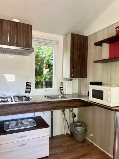 Mobile-home - 36m² - 2 bedrooms - adapted to the people with reduced mobility