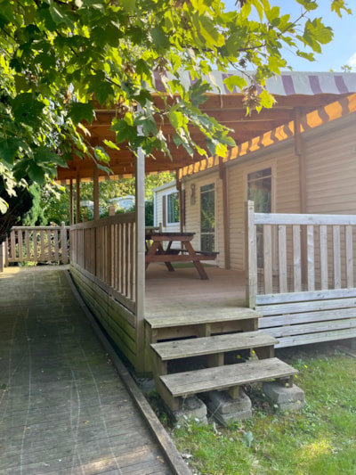 Mobile-home - 36m² - 2 bedrooms - adapted to the people with reduced mobility